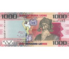 1 000 leones 2010-21 Sierra Leone
