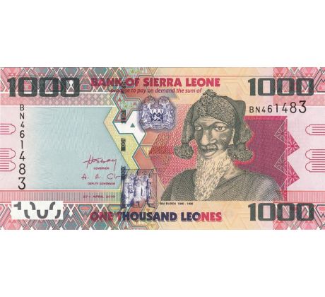 1 000 leones 2010-21 Sierra Leone