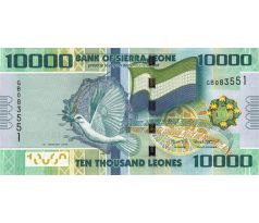 10 000 leones 2010-21 Sierra Leone