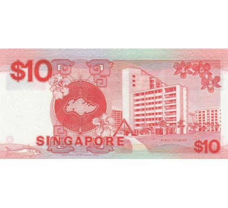 10 dollar 1988 Singapur