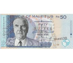 50 rupees 1999-2009 Maurícius