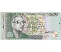 200 rupees 1999-2007 Maurícius
