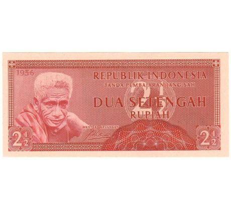 2 1/2 rupia 1954-56 Indonézia