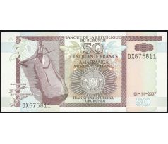 50 francs 1994-2007 Burundi