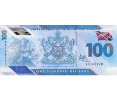 100 dollar 2019 Trinidad a Tobago polymerová bankovka