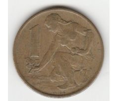 1 kčs 1984 žena sadí lipu