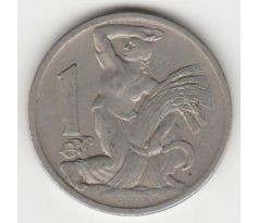 1 Kč 1924 Žena so snopom