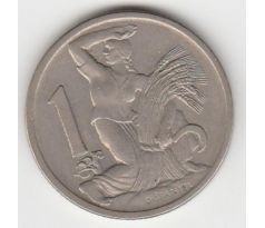 1 Kč 1924 Žena so snopom /02/