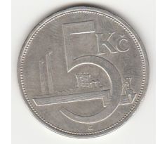 5 kč 1930 Továreň