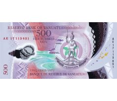 500 vatu 2017 Vanuatu polymer bankovka