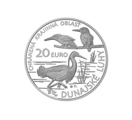 20€ 2025 Chránená krajinná oblasť Dunajské luhy PROOF