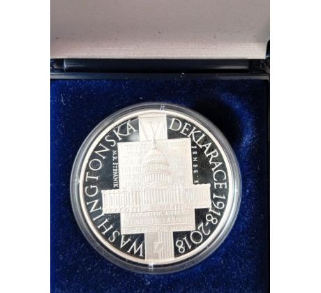 500 kč 2018 Washingtonská deklarácia PROOF