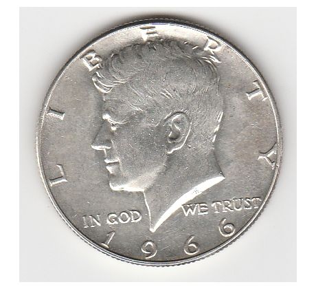 1/2 dollar 1966 USA