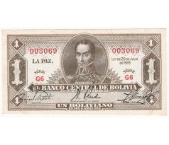 1 boliviano 1928 Bolívia /01/
