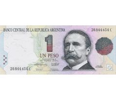 1 peso 1992-94 Argentína