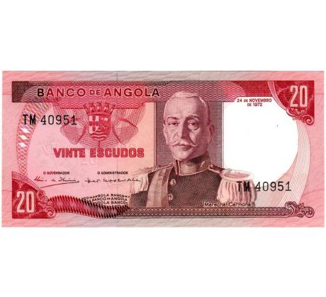 20 escudos 1972 Angola