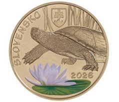 5€ 2026 Korytnačka močiarna kolorovaná