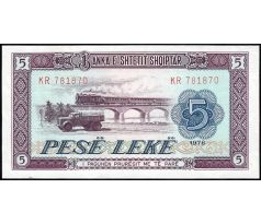 5 leke 1964-76 Albánsko