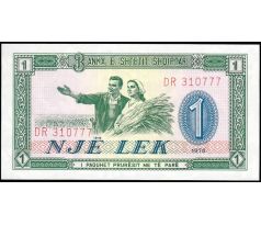 1 lek 1964-76 Albánsko