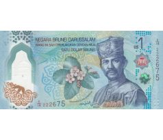 1 dollár 2024 Brunej polymerová bankovka