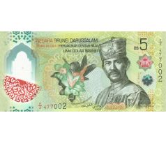 5 dollár 2024 Brunej polymerová bankovka