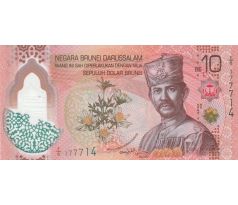 10 dollár 2024 Brunej polymerová bankovka