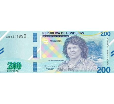 200 lempiras 2023 Honduras