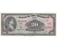 20 pesos 1950-70 Mexiko /02/