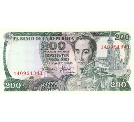 200 pesos 1974-75 Kolumbia /02/