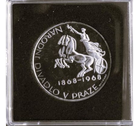 10 Kčs 1968 Národné divadlo PROOF
