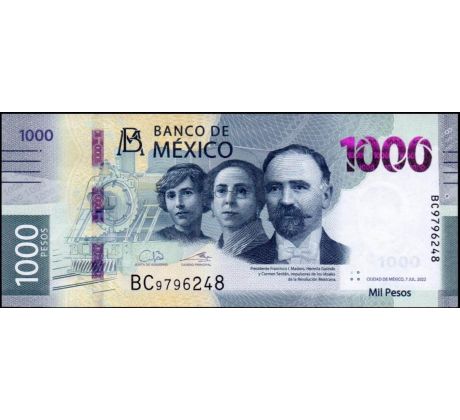 1 000 pesos 2019-23 Mexiko
