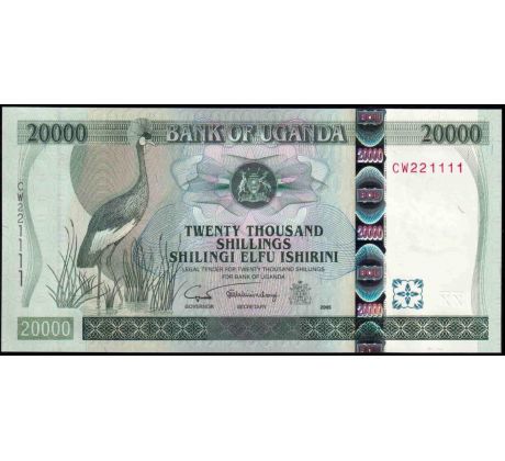 20 000 shillings 2004-09 Uganda