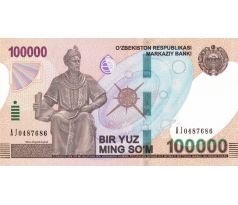 100 000 sum 2019 Uzbekistan