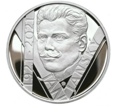 200 Kč 2021 100. výročí úmrtí Jana Janského PROOF