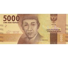 5 000 rupia 2016 - 21 Indonézia