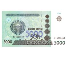 5 000 som 2013 Uzbekistan