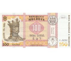 100 lei 2015 Moldavsko
