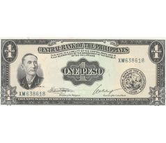 1 peso 1951-70 Filipíny