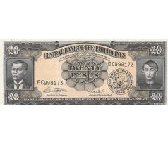 20 pesos 1951-70 Filipíny