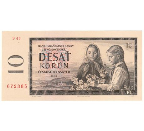 10 kčs 1960 S43