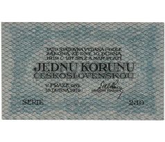 1 kč 1919 230 chybotlač