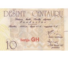 10 centauru 1991 Litva