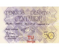 50 centauru 1991 Litva