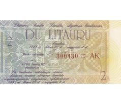 2 litauras 1991 Litva