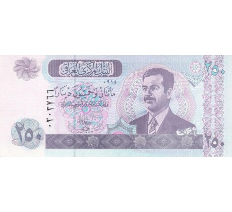 250 dinar 2002 Irak