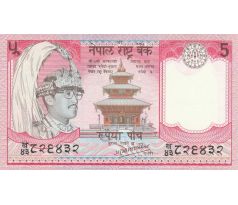 5 rupees 1986-2001 Nepál