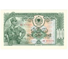 100 leke 1957 Albánsko