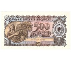 500 leke 1957 Albánsko