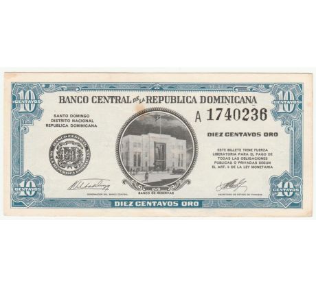 10 centavos 1962 Dominikánska republika