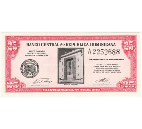 0,25 centavos 1962 Dominikánska republika